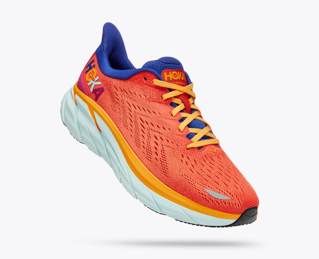 Hoka One One scarpa da corsa da donna Clifton 8 1119394/FBLN blu