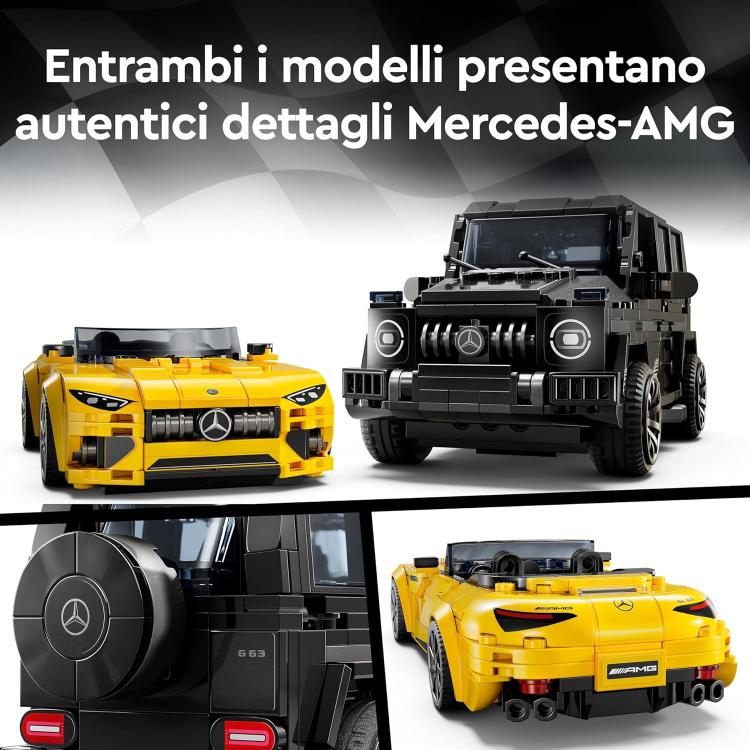 Lego 76924 – Speed Champions Mercedes-AMG G 63 & Mercedes-AMG SL 63 (808 Teile)
