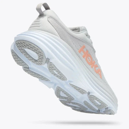 Hoka One One - Scarpe Running Donna Bondi 8 Grigio Nebbia - 1127952/HMLR