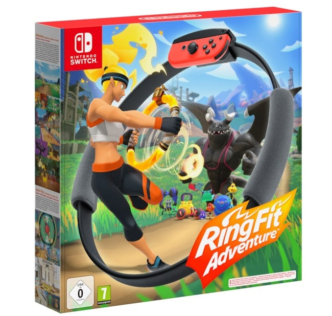 Ring Fit Adventure Nintendo Switch Fitness-Videospiel Komplett Deutsch