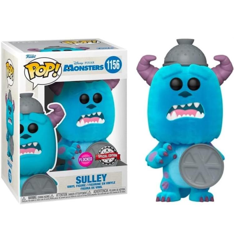 Funko Pop ! Disney Pixar Monsters & Co (1156) Sulley Flocked Special Edition