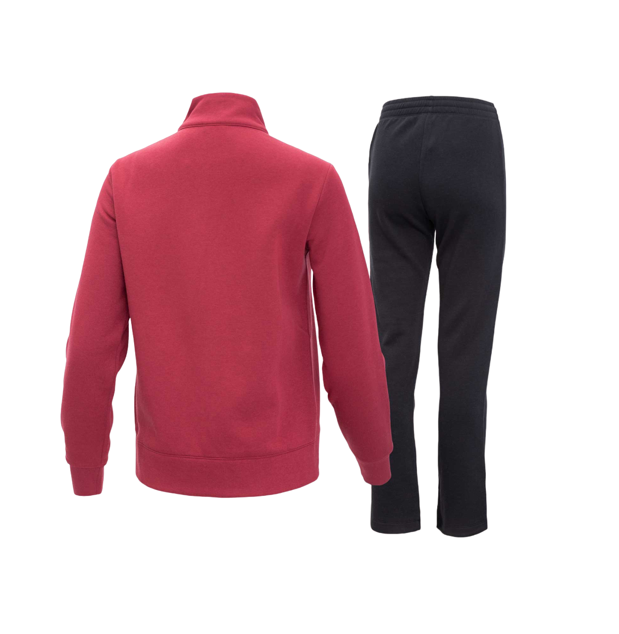 Champion tuta sportiva da donna con felpa con cerniera intera 116883 RS508 rosso scuro-nero
