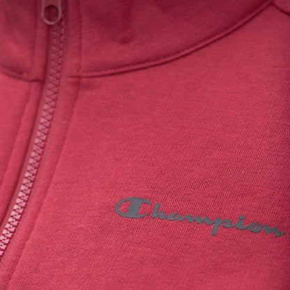 Champion tuta sportiva da donna con felpa con cerniera intera 116883 RS508 rosso scuro-nero