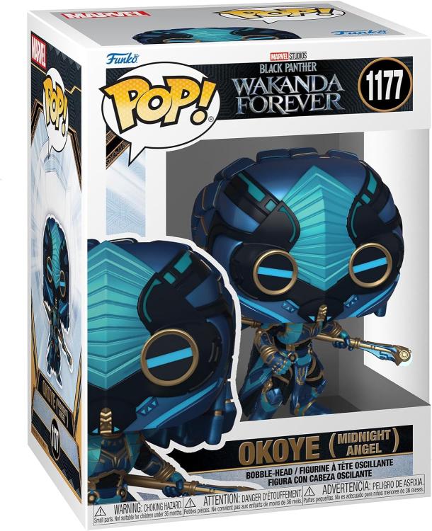 Funko Pop! Marvel Black Panther Wakanda Forever (1177) Okoye Midnight Angel