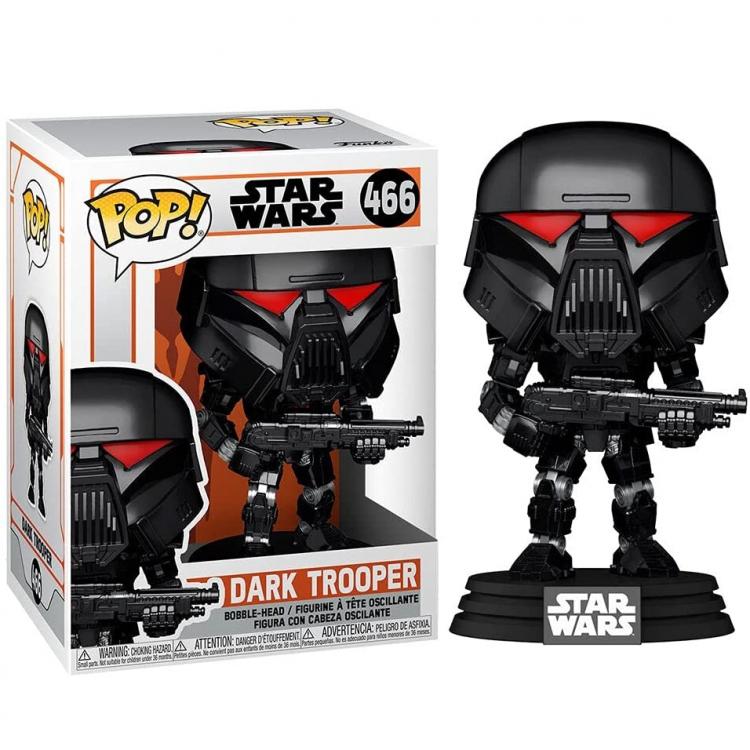 Funko Pop Star Wars Mandalorian Dark Trooper (466) Vinyl Actionfigur