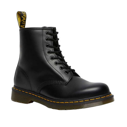 Dr. Martens 1460 Smooth Anfibio Nero Unisex - Stivale Iconico 8 Fori