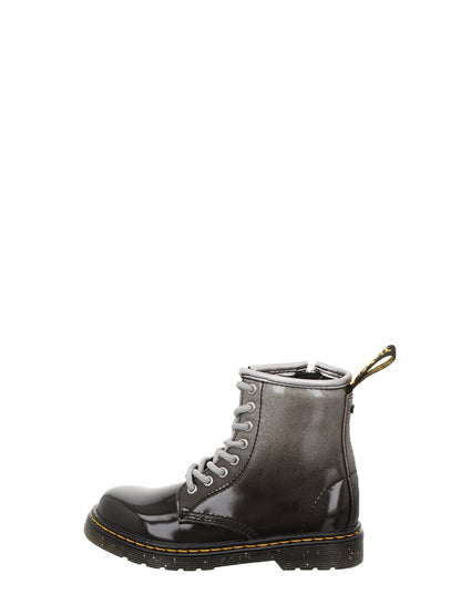 DR. MARTENS ANFIBI 1460 GLITTER Y NERO - ARGENTO