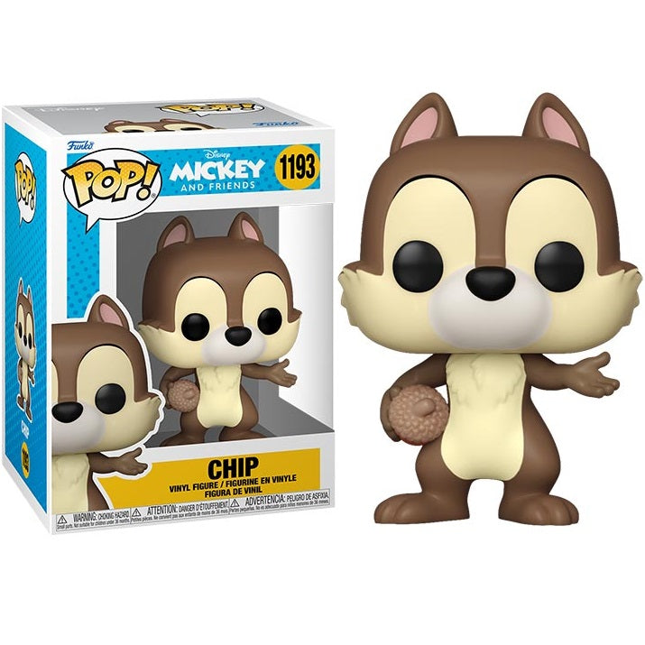 Funko Pop! Animation – Disney – Mickey & Friends (1193) Chip – Figur Chip und Chap