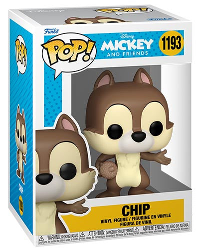 Funko Pop! Animation – Disney – Mickey & Friends (1193) Chip – Figur Chip und Chap