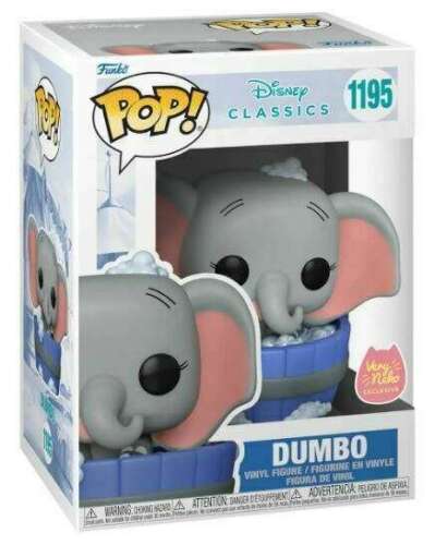 Funko Pop! Disney Classic - Dumbo: (1195) Dumbo in Badewanne Exm Vinyl Figur