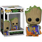 Funko Pop! Marvel I Am Groot – (1196) Groot mit Käse-Puffs Wackelkopf 9cm