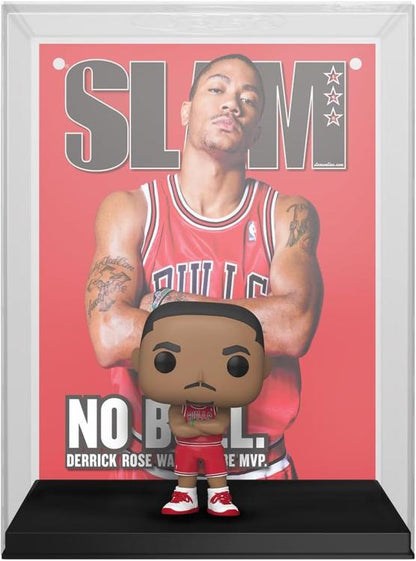 Funko Pop! NBA Chicago Bulls Cover Slam (11) Derrick Rose Vinylfigur Korb