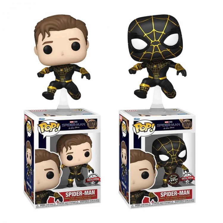 Funko Pop Spider Man No Way Home - Spider-Man 1073 Black and Gold Suit Mask Chase