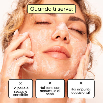 Detergente viso delicato