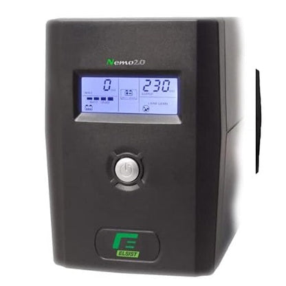 Elsist Nemo 2.0 120 Ups 1200Va 600W Gruppo Di Continuita' Con Display E Software