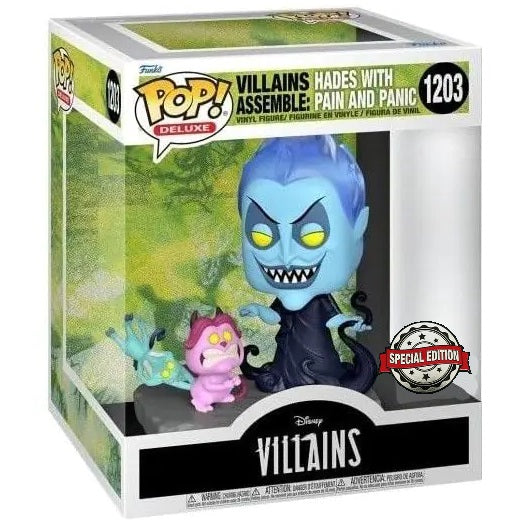 Funko Pop! Disney Villains (1203) Hades With Pain And Panic Special Edition