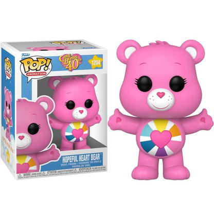Funko Pop! Animation Glücksbärchis 40. Jubiläum (1204) Hopeful Heart Bear Figur 9cm