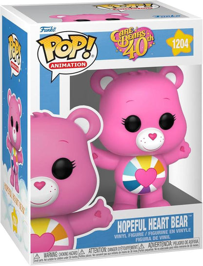 Funko Pop! Animation Glücksbärchis 40. Jubiläum (1204) Hopeful Heart Bear Figur 9cm