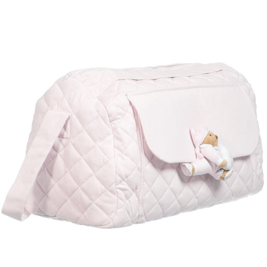Borsa Mamma Puccio in tessuto rosa