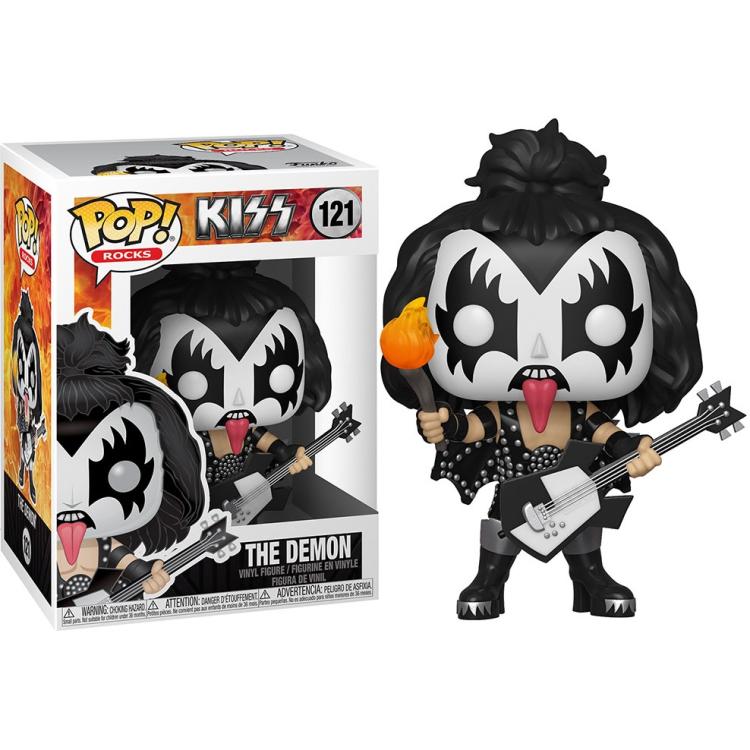Funko Pop! Rocks Kiss – (121) The Demon Musik-Vinylfigur Sänger der 90er Jahre