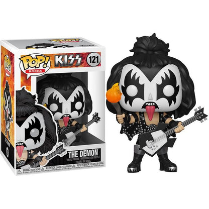 Funko Pop! Rocks Kiss – (121) The Demon Musik-Vinylfigur Sänger der 90er Jahre