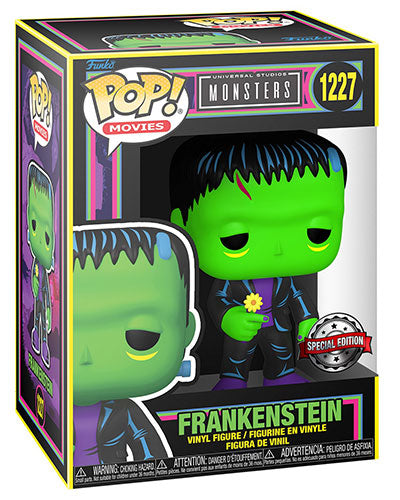 Funko Pop! Movies Universal Monsters (1227) Frankenstein Blacklight Special Edi