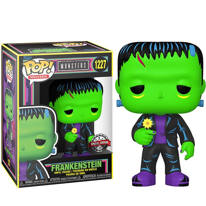 Funko Pop! Movies Universal Monsters (1227) Frankenstein Blacklight Special Edi