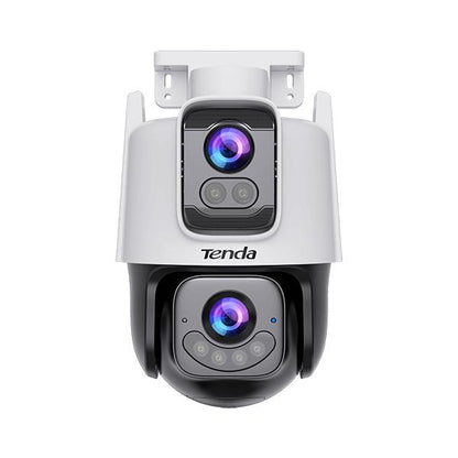 TENDA WI-FI CAMERA 6MP,DUAL-LENS LINKAGE, WI-FI6, OUTDOOR, FULL COLOR, PAN-TILT, WALL MOUNT [RH9-WCA]