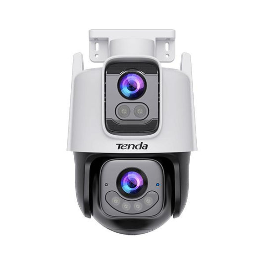 TENDA WI-FI CAMERA 6MP,DUAL-LENS LINKAGE, WI-FI6, OUTDOOR, FULL COLOR, PAN-TILT, WALL MOUNT [RH9-WCA]