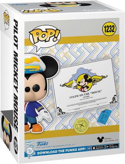 Funko Pop! Disney Mickey Mouse (1232) Pilot Mickey Mouse Special Edition Vinyl