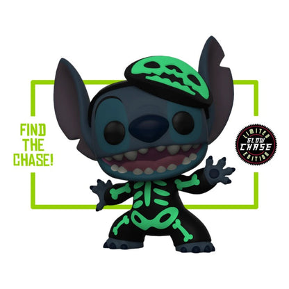 Funko Pop ! Disney - Lilo & Stitch (1234) Skeleton Stitch (Chase) Glow Special