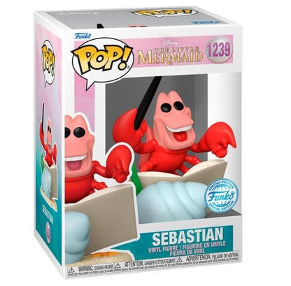Funko Pop ! Disney The Little Mermaid La Sirenetta (1239) Sebastian Special 9Cm