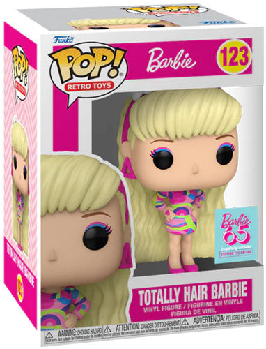 Funko Pop! Retro Toys Barbie 65th – (123) Totally Hair Barbie Vinylfigur 9 cm
