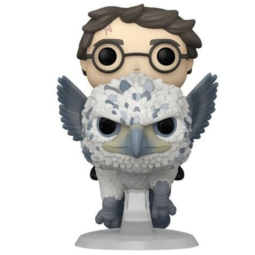 Funko Pop! Rides Deluxe (123) Harry Potter mit Seidenschnabel Figur 15cm