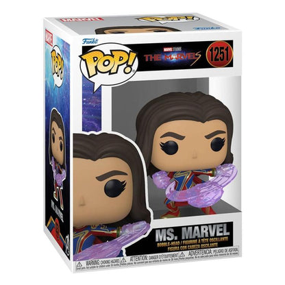 Funko Pop! Marvel Studios - The Marvels - (1251) Ms Marvel Vinylfigur 9 cm