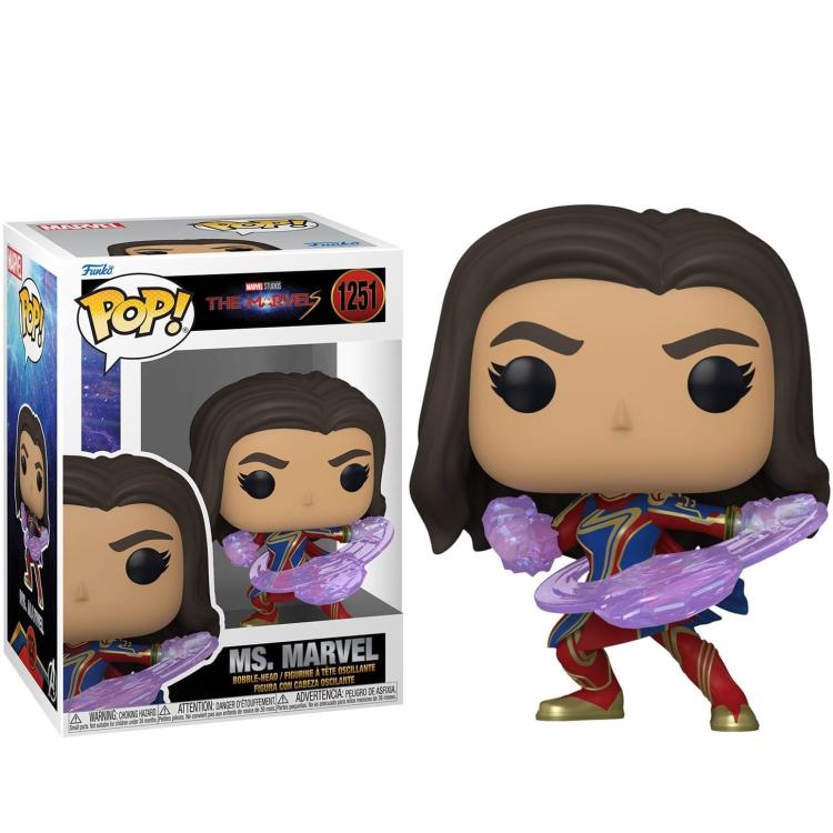 Funko Pop! Marvel Studios - The Marvels - (1251) Ms Marvel Vinylfigur 9 cm
