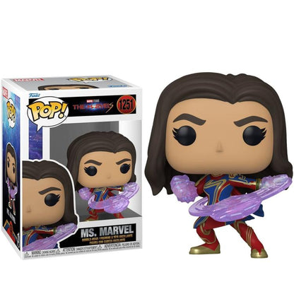 Funko Pop! Marvel Studios - The Marvels - (1251) Ms Marvel Vinylfigur 9 cm