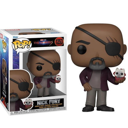 Funko Pop! Marvel Studios - The Marvels - (1253) Nick Fury Vinyl Figure 9cm