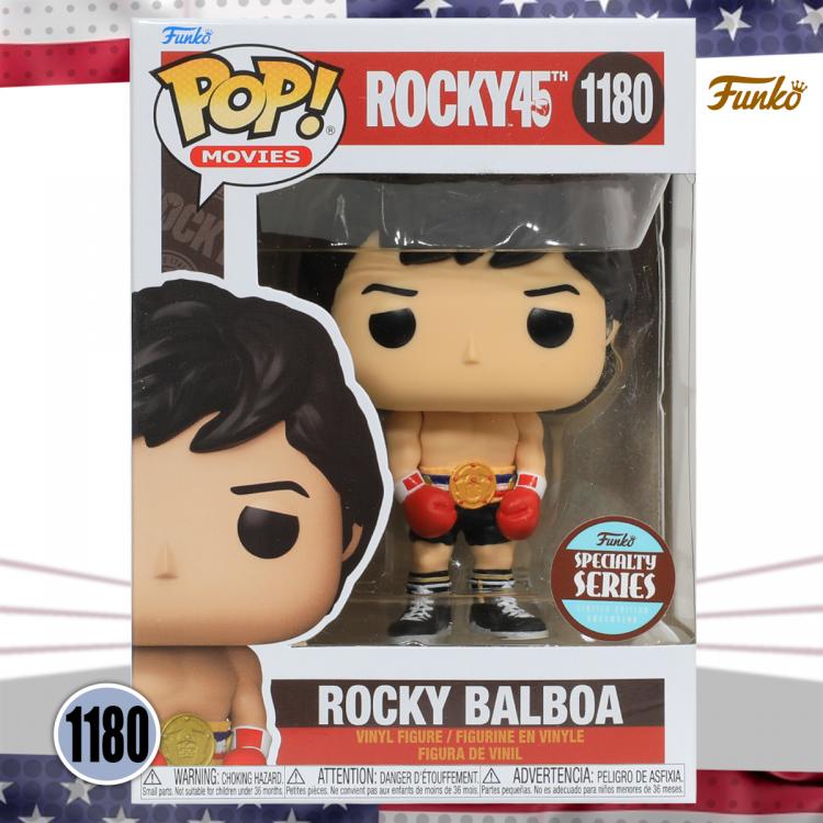 Funko Pop! Movies Rocky 45th - (1180) Rocky Gold Belt Specialty Series Limited