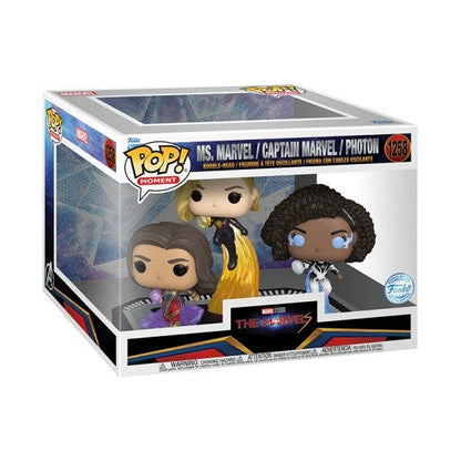 Funko Pop ! Marvel Studios The Marvels (1258) Ms. Marvel, Captain Marvel, Photon