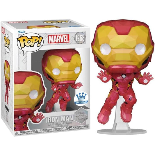 Funko Pop! Marvel Disney 100th (1268) Iron Man Exklusive Vinyl-Figur 9 cm