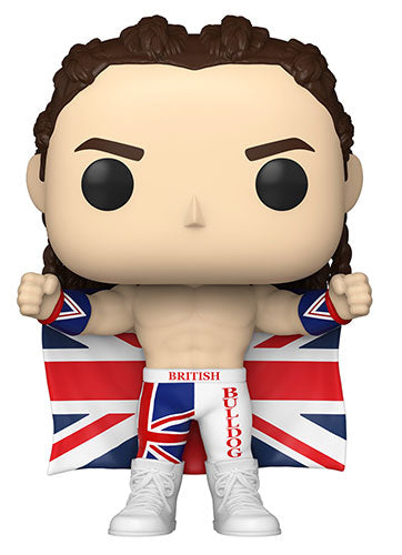 Funko Pop! WWE – (126) British Bulldog Wrestling Vinylfigur 9cm