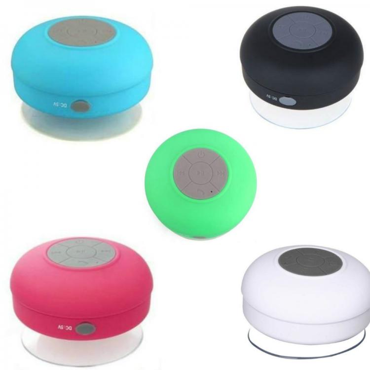 WASSERDICHTER BLUETOOTH DUSCHLAUTSPRECHER MIT SAUGNAPF