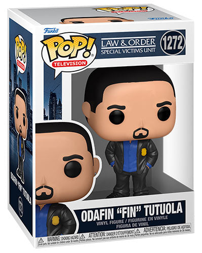 Funko Pop! Television Law & Order SVU: (1272) Odafin Fin Tutuola Figur Vinyl