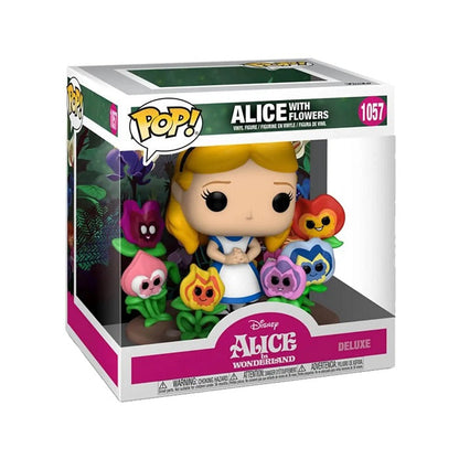 Funko Pop Deluxe Alice mit Blumen 1057 - Alice im Wunderland zum 70. Jubiläum Figur 15cm