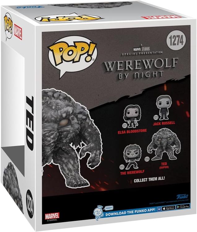 Funko Pop! Marvel Werewolf By Night: (1274) Ted Vinylfigur 9cm