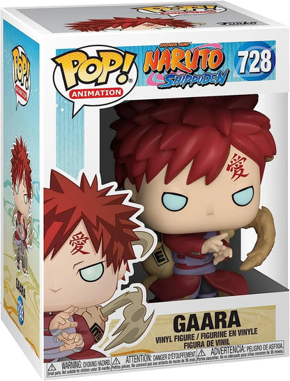 Funko Pop ! Animation Naruto Shippuden - (728) Gaara Vinyl Figure Sabbia 9Cm