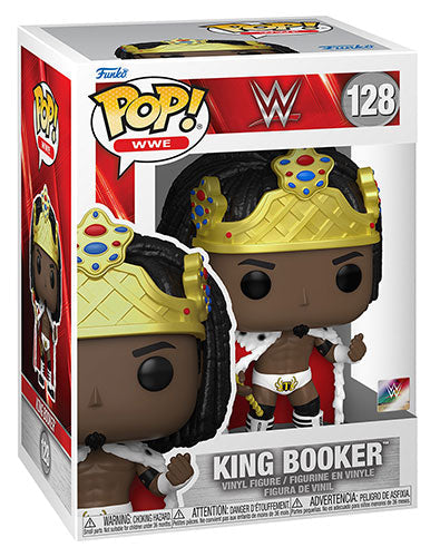Funko Pop! WWE – (128) King Booker Wrestling Vinyl 9 cm Sammlerfigur