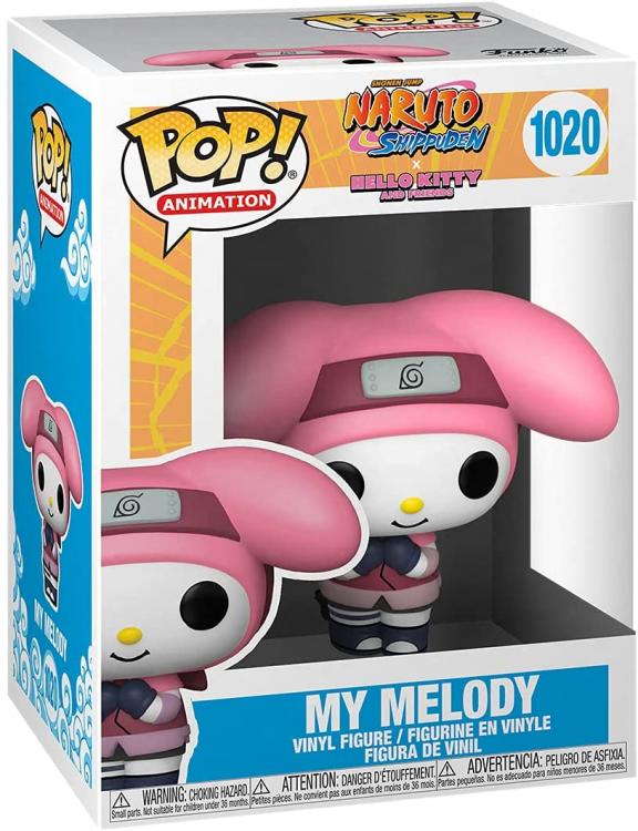 Funko Pop! Hello Kitty Naruto My Melody Sakura 1020 Sanrio Figur Anime Manga