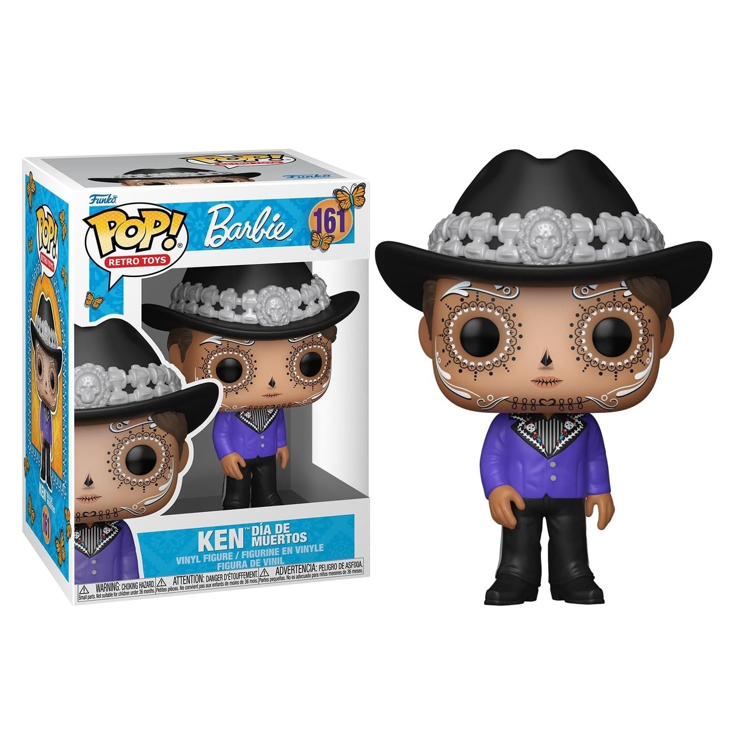 Funko Pop! Retro Toys - Barbie (161) Ken "Día de Muertos" Vinyl Figur 10cm
